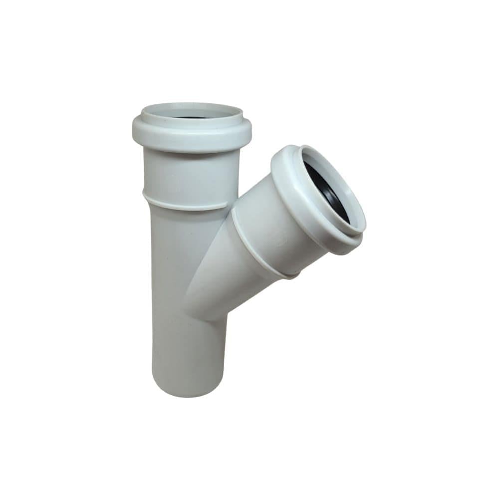 Pvc Atıksu Malzemeleri-Diğer-Pvc Tek Çatal 40x40 mm-pvcç40