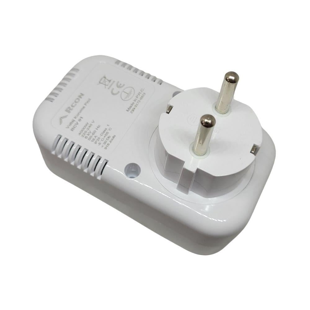 Elektrik Emniyet Malzemeleri-Rcon-Rcon RCV01 Akım Korumalı Priz-rcv01