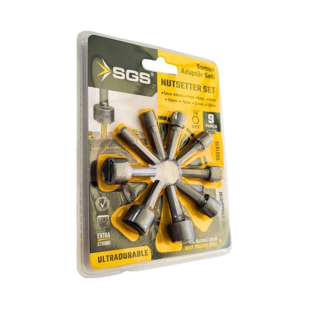 Sgs Somun Adaptör Seti 9 Parça