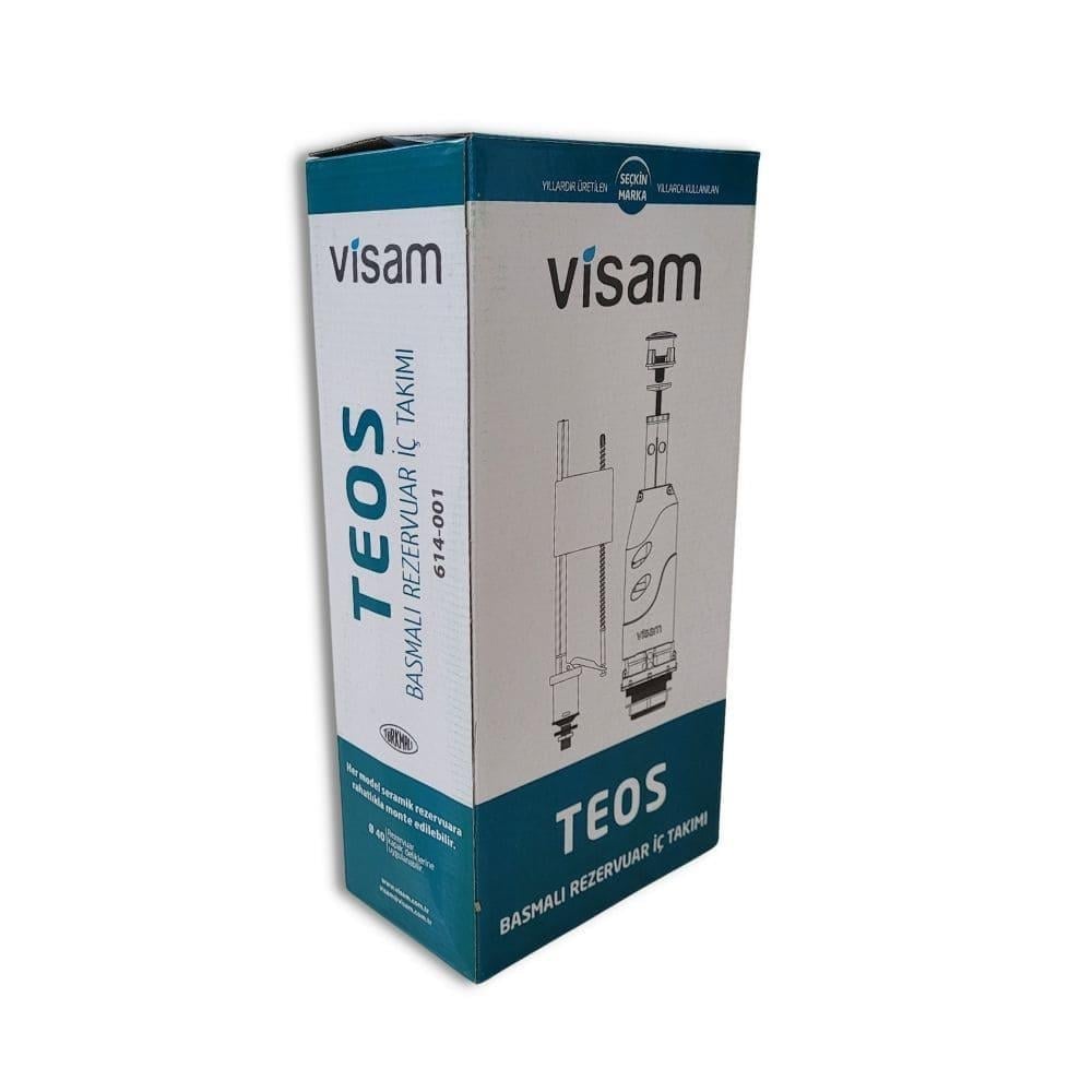 Sıhhi Tesisat Malzemeleri-Diğer-Visam Teos Tek Basmalı Rezervuar iç Takım 614.001-visam-614001