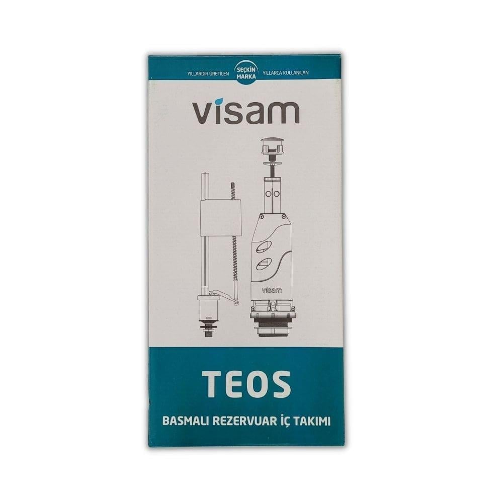 Sıhhi Tesisat Malzemeleri-Diğer-Visam Teos Tek Basmalı Rezervuar iç Takım 614.001-visam-614001