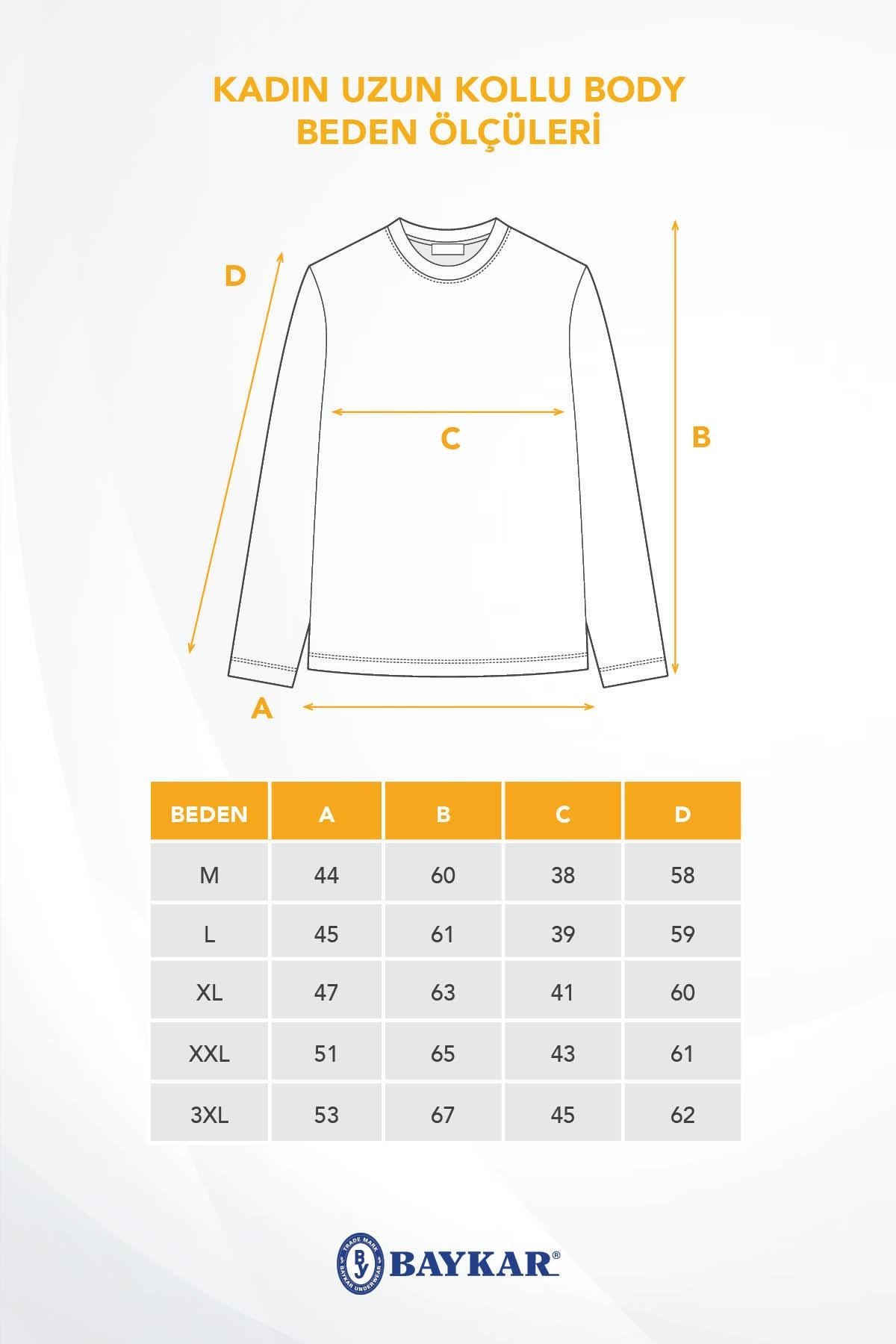 Kadın Pamuklu Bisiklet Yaka Uzun Kollu Penye Basic Body Siyah
