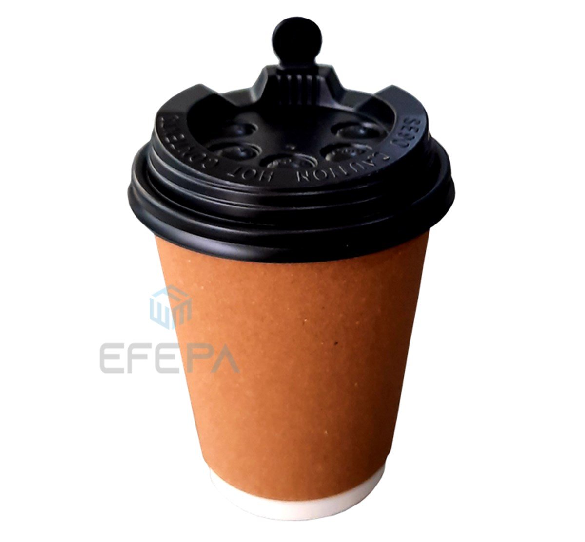 Karton Bardak 12 oz Kapak+Karıştırıcı 50'li