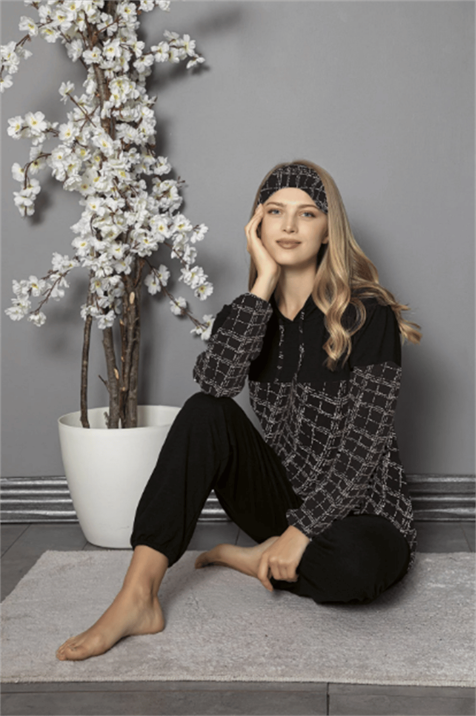 Tekten 2390 Kadın Uzun Kollu Pijama Takımı