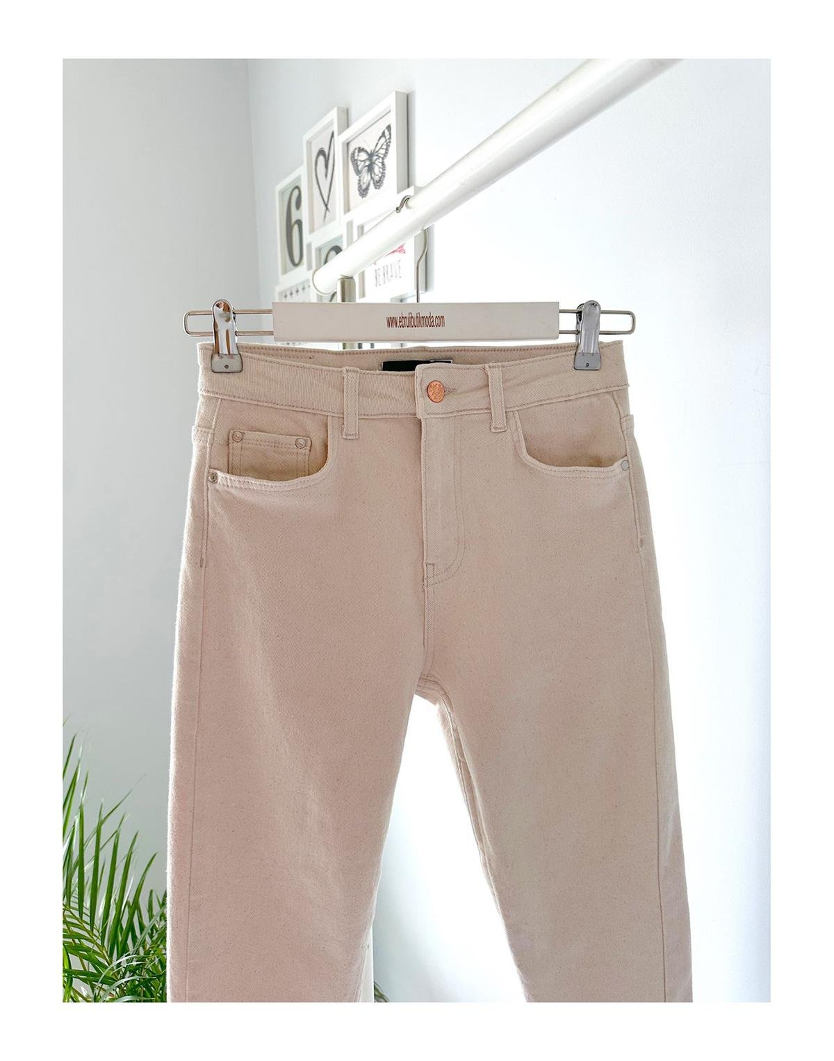 PAÇA DETAYLI NATURAL JEAN