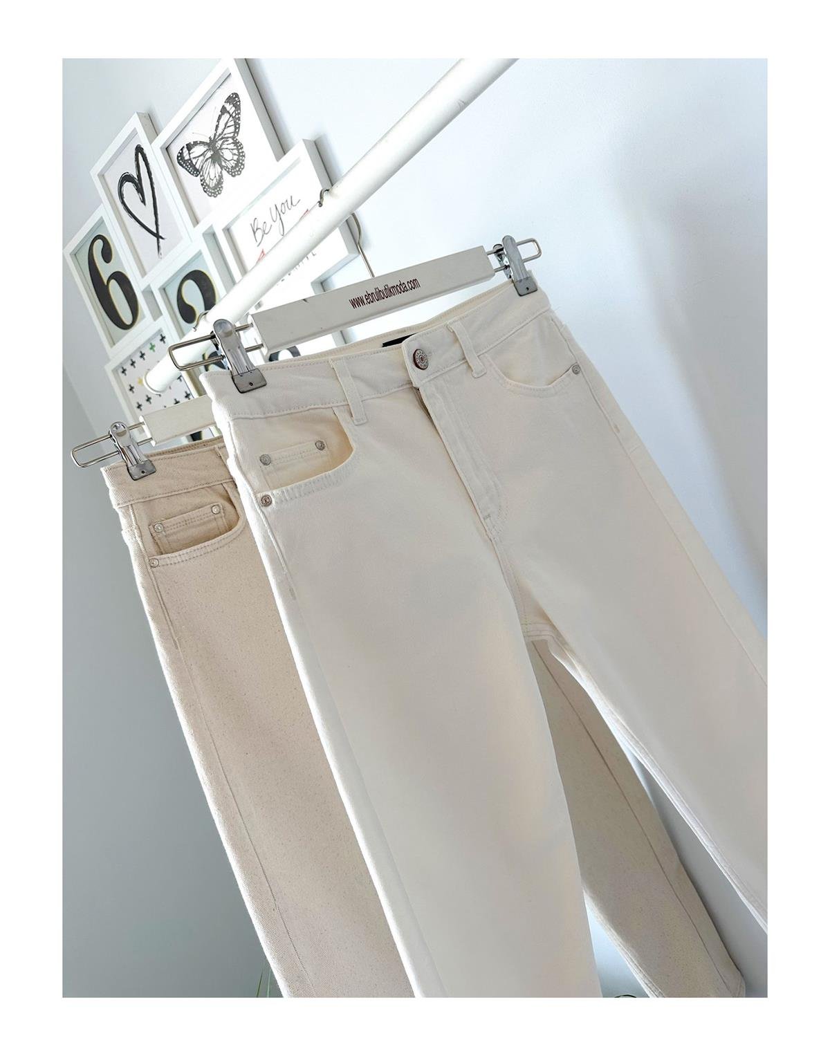 PAÇA DETAYLI NATURAL JEAN