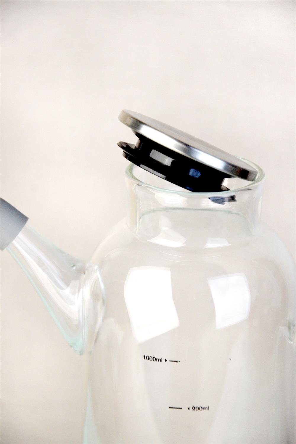 PAÇİ-ALİSA 800 ML METAL KAPAKLI CAM YAĞLIK