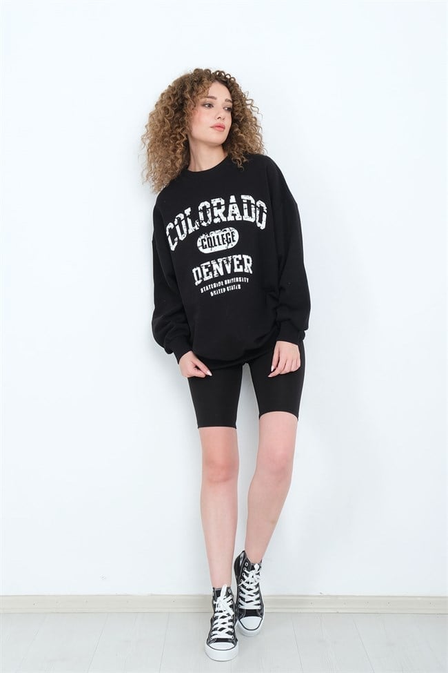 Kadın Colorado Baskılı Sweatshırt