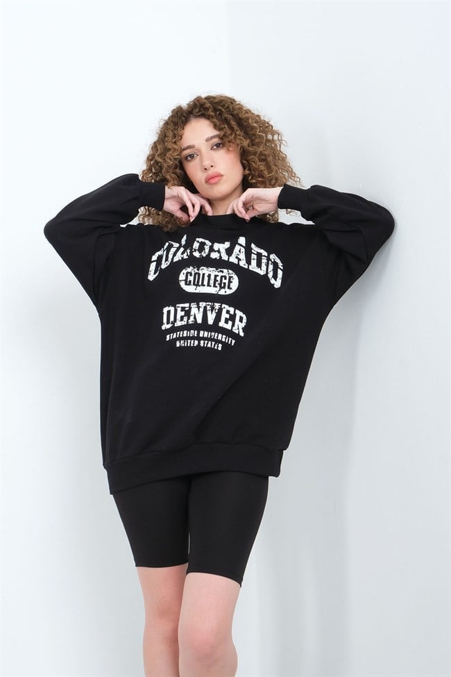 Kadın Colorado Baskılı Sweatshırt