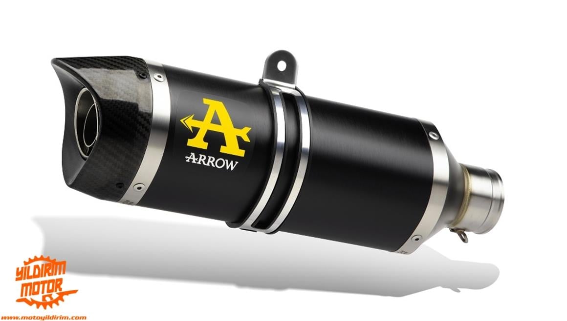 ARROW YAMAHA MT-03 ALİMİNYUM SİYAH EGZOZ 16-17