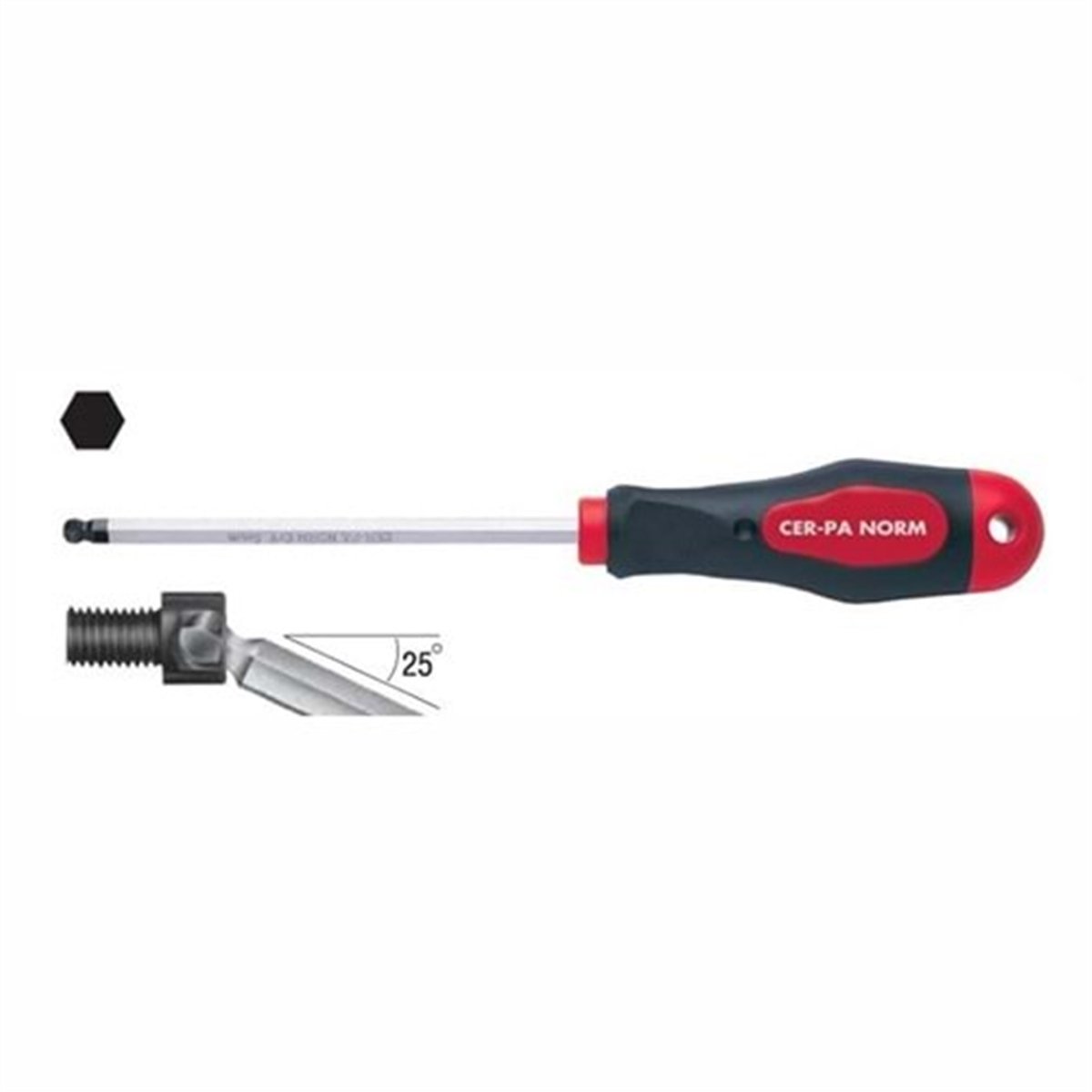 Cer-pa Prosoft Ballpoint Uçlu Tornavida 8 X 150