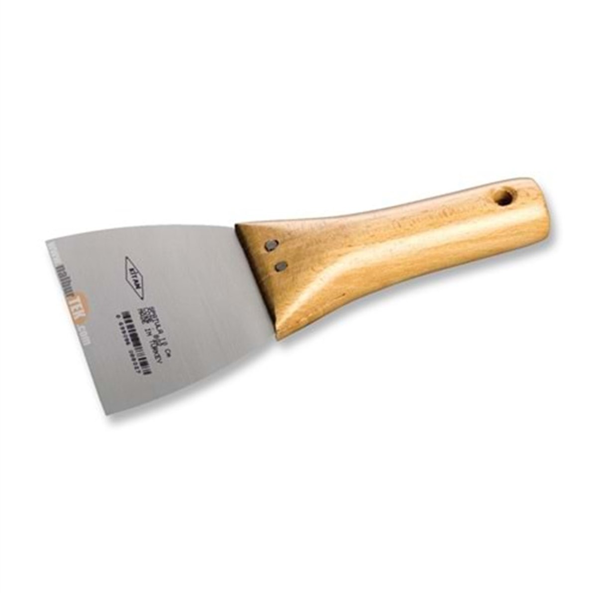 Kitan Macun Spatulası Ağaç Saplı 12cm