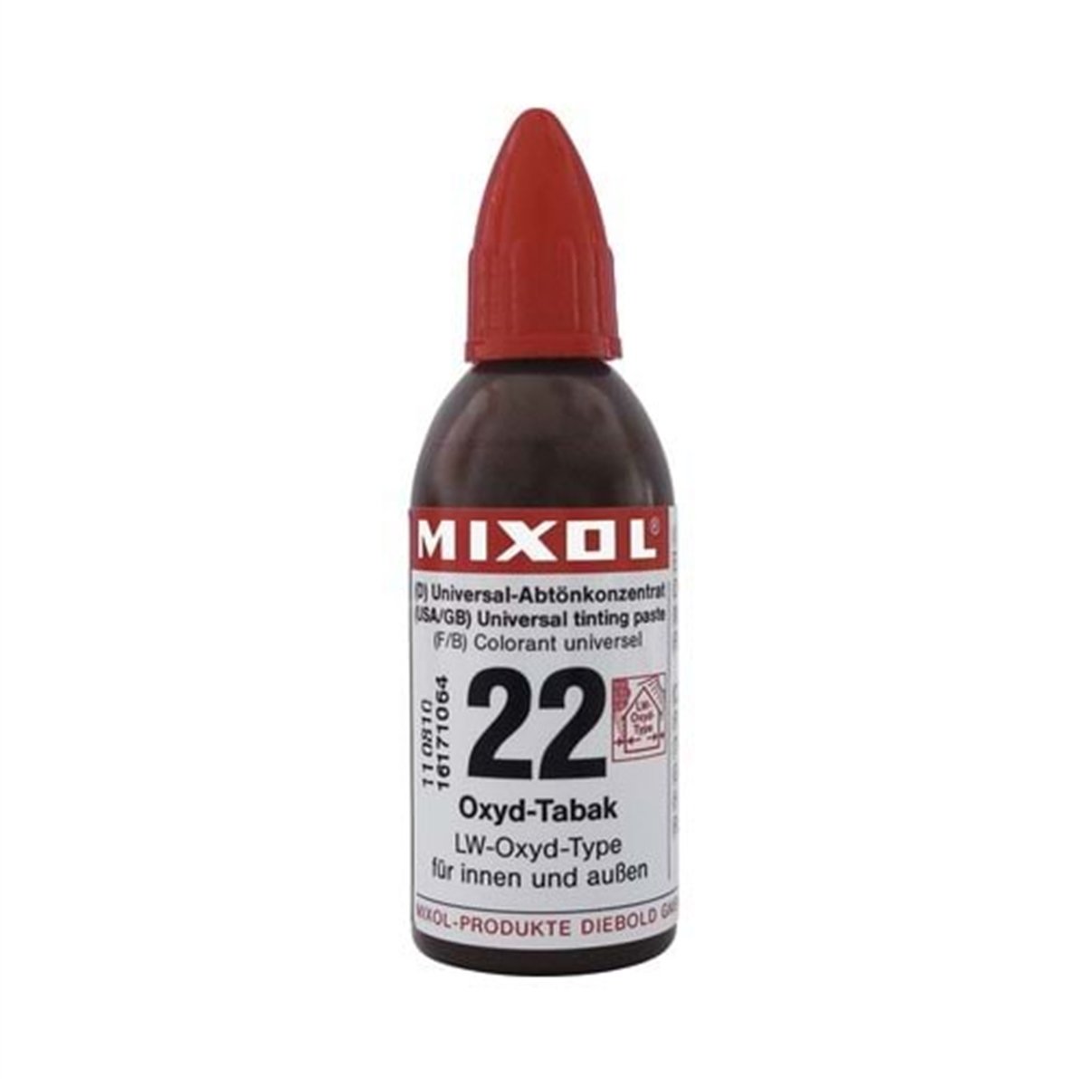 Mixol Renk Tüpü Tütün No:22 20ml