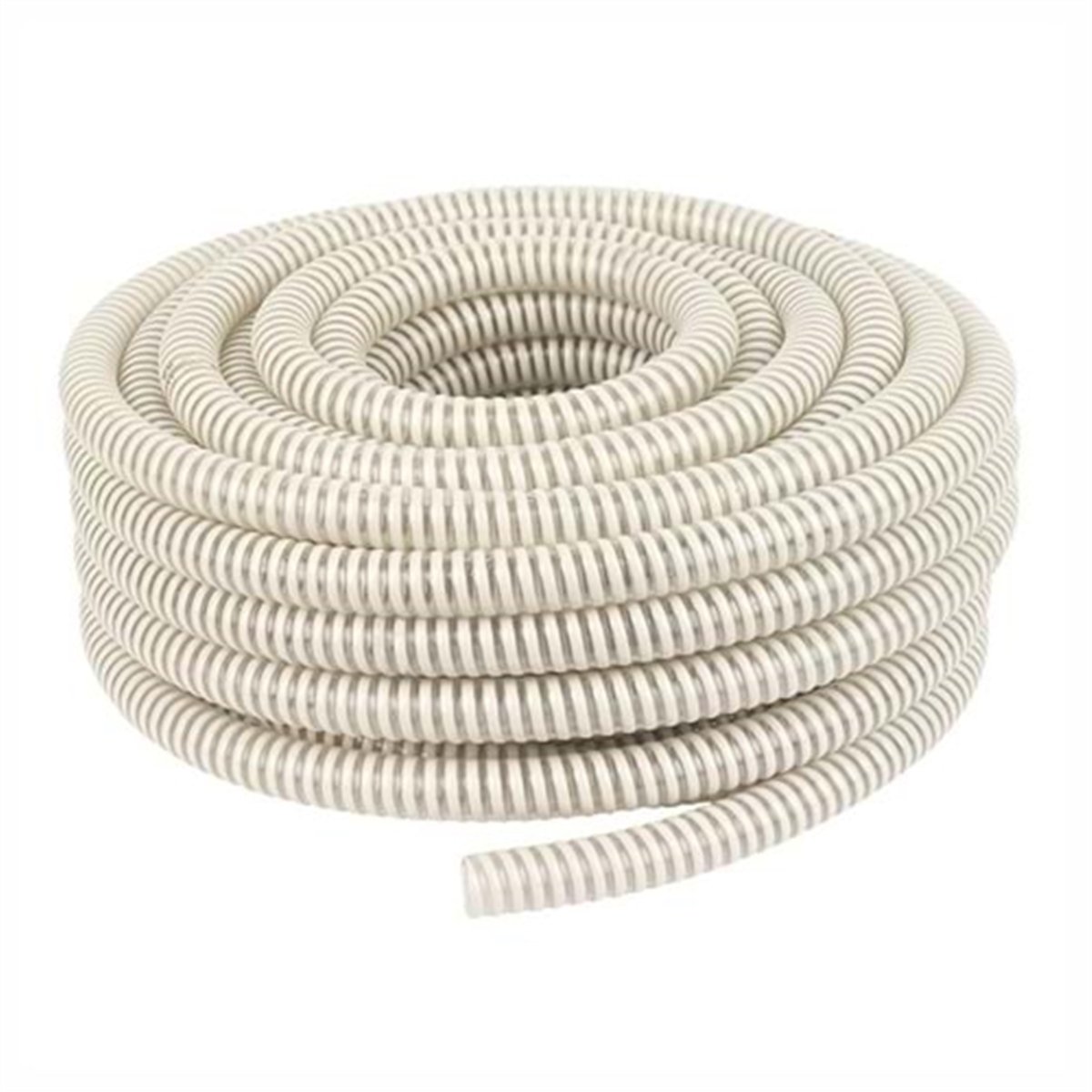 Şeffaf Spiral Klima Hortumu - Gırtlak Hortum 50mt - 5/8 INC