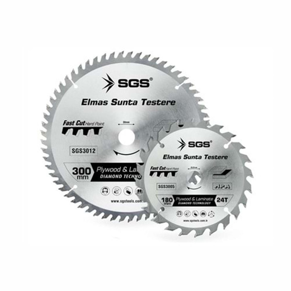 SGS Elmas Sunta Testere 150mm x 24T x 30.00mm