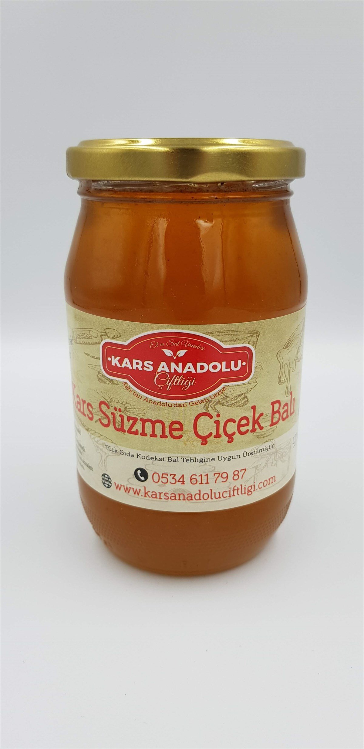 Kars Süzme Çiçek Balı 500 GR
