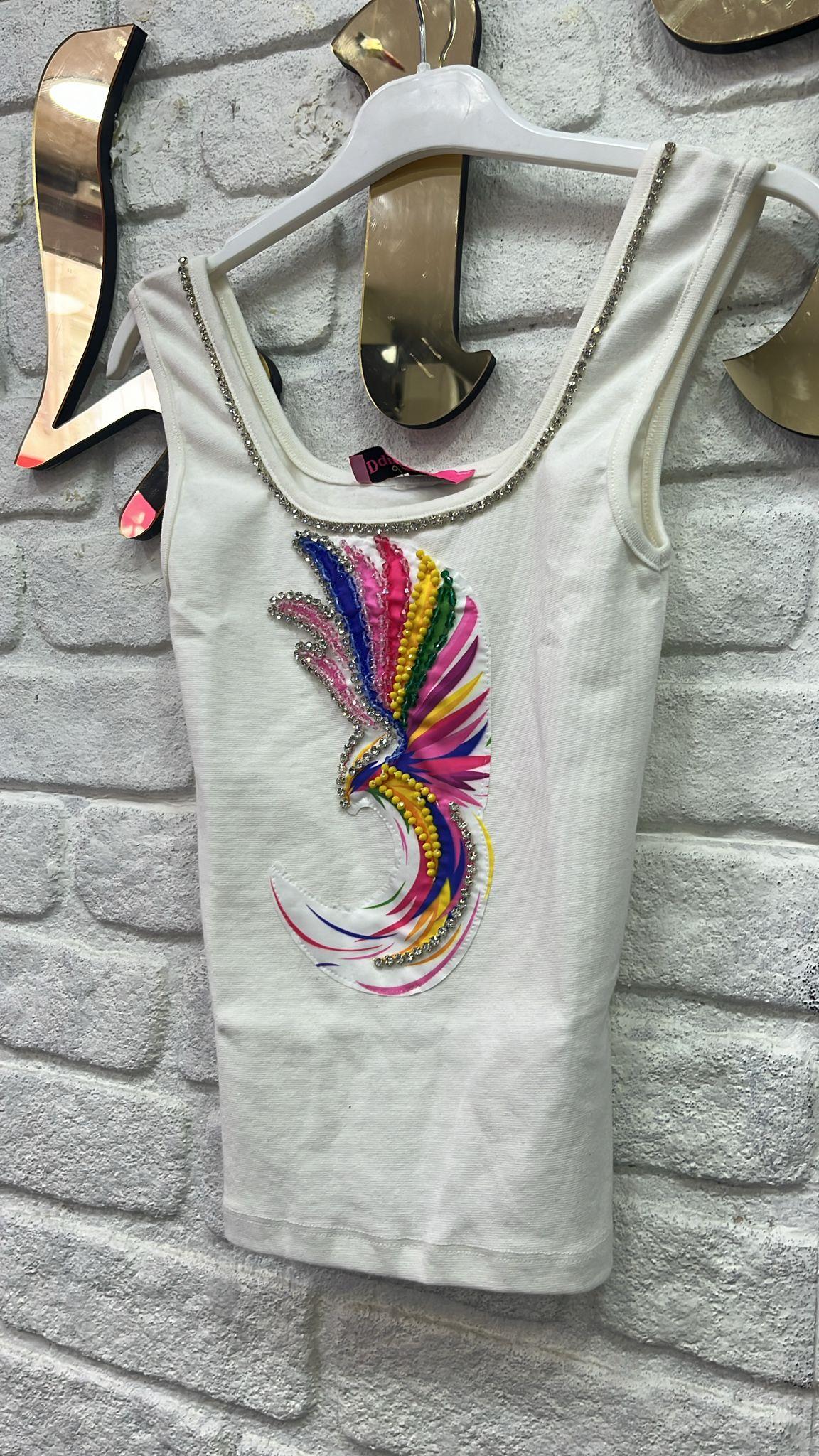 Bluz Taşli Tasarım Renkli