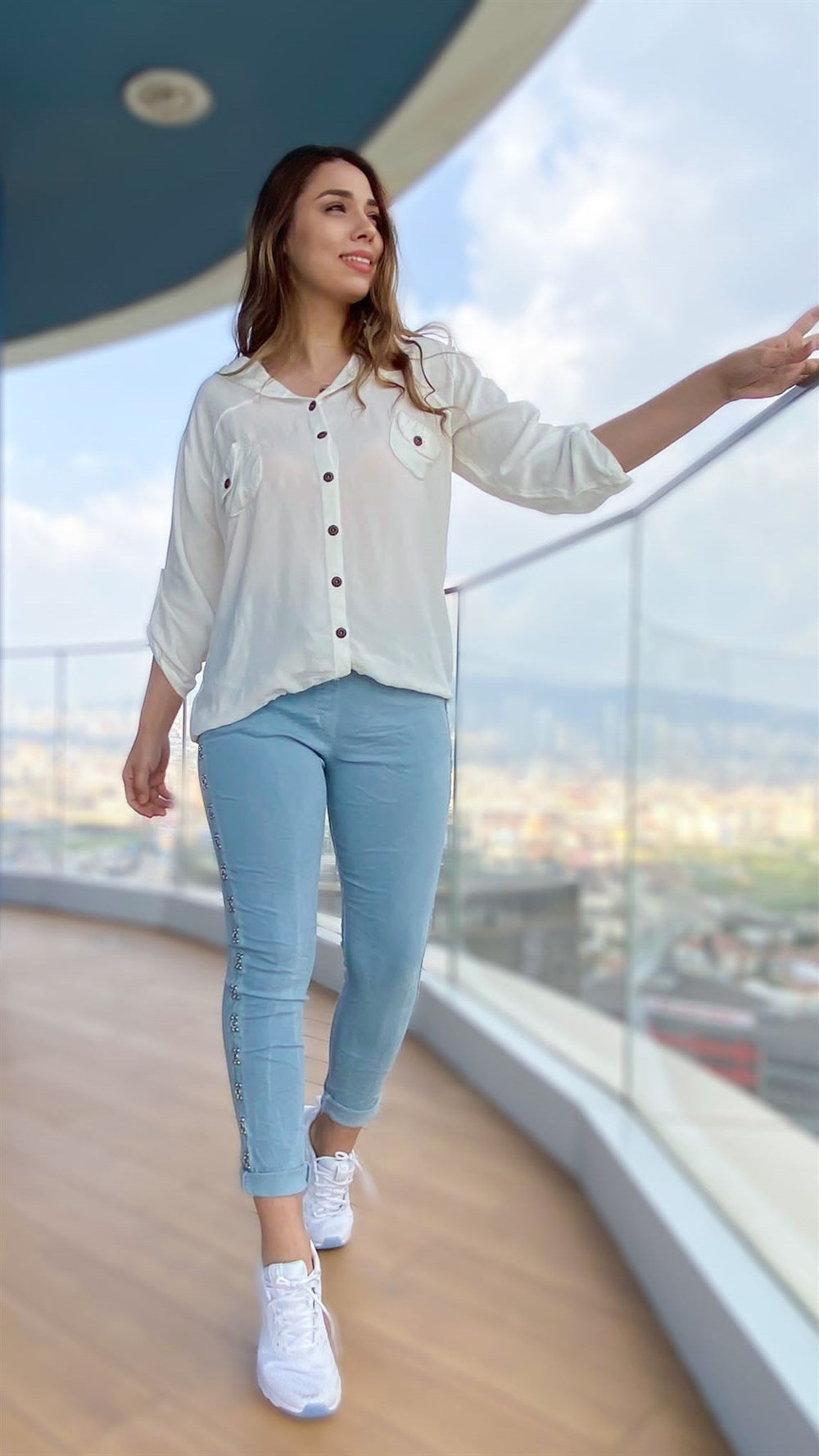 İthal Taşli Pantolon 