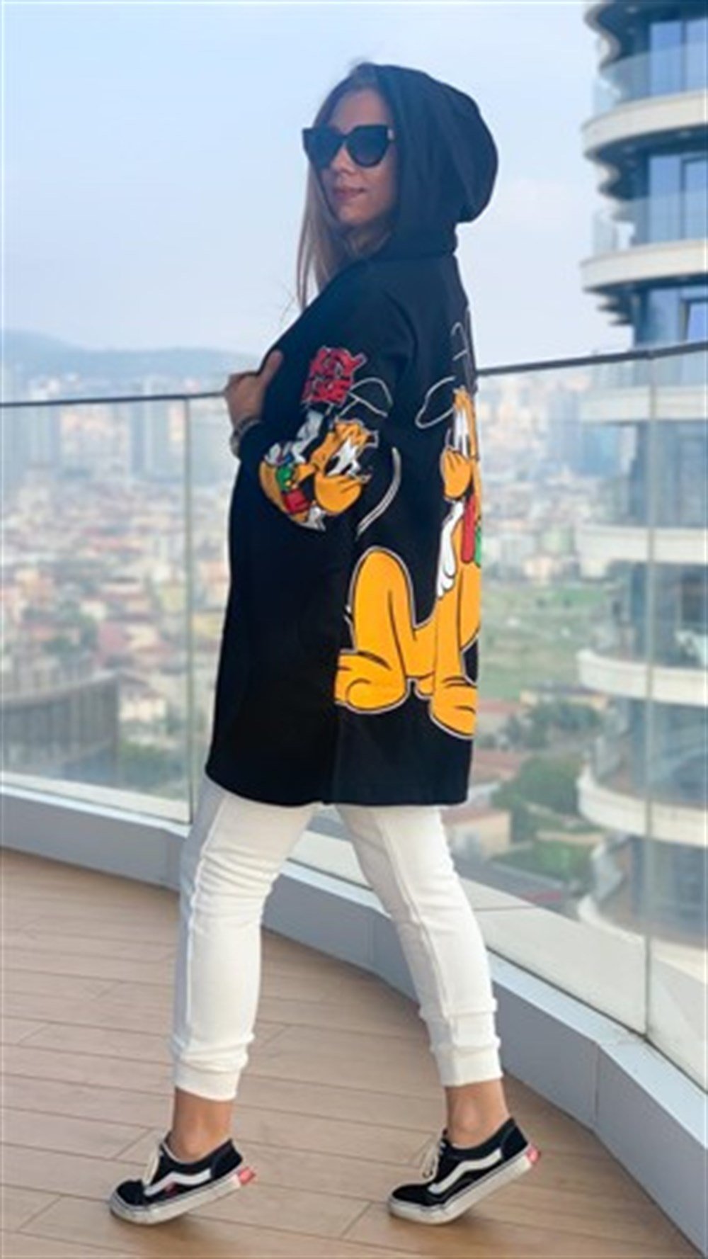 Kapşonlu Mickey Hırka