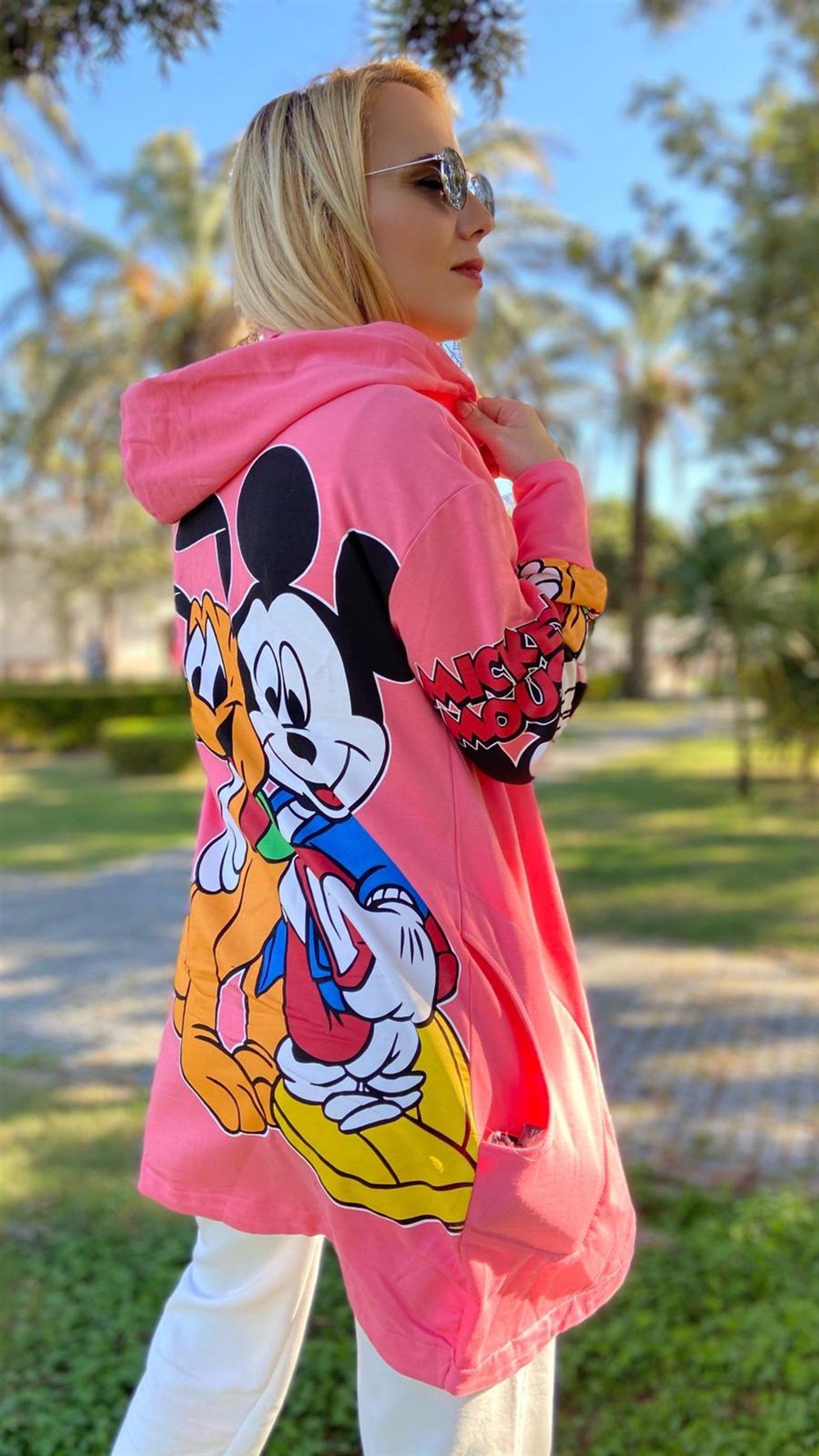 Kapşonlu Mickey Hırka