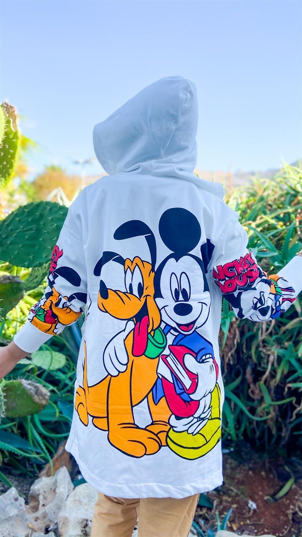 Kapşonlu Mickey Hırka