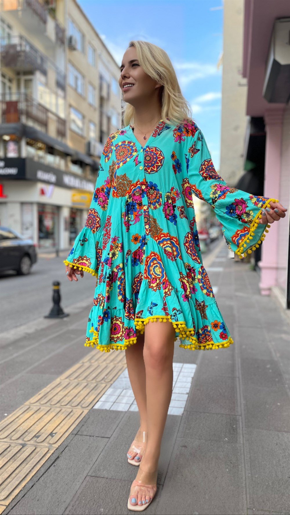 Mandala Desen Elbise 