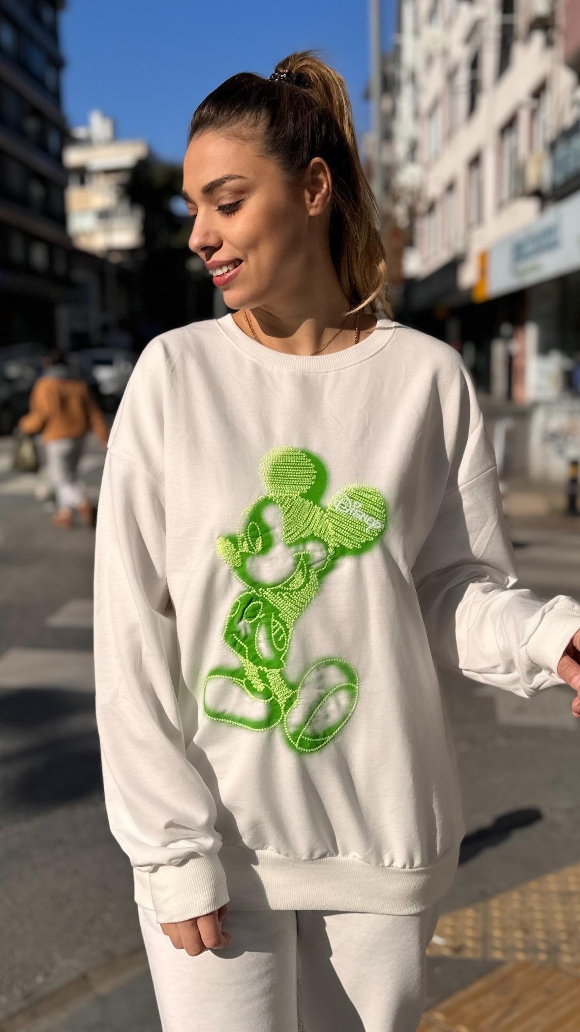 Mickey Neon Sweat 