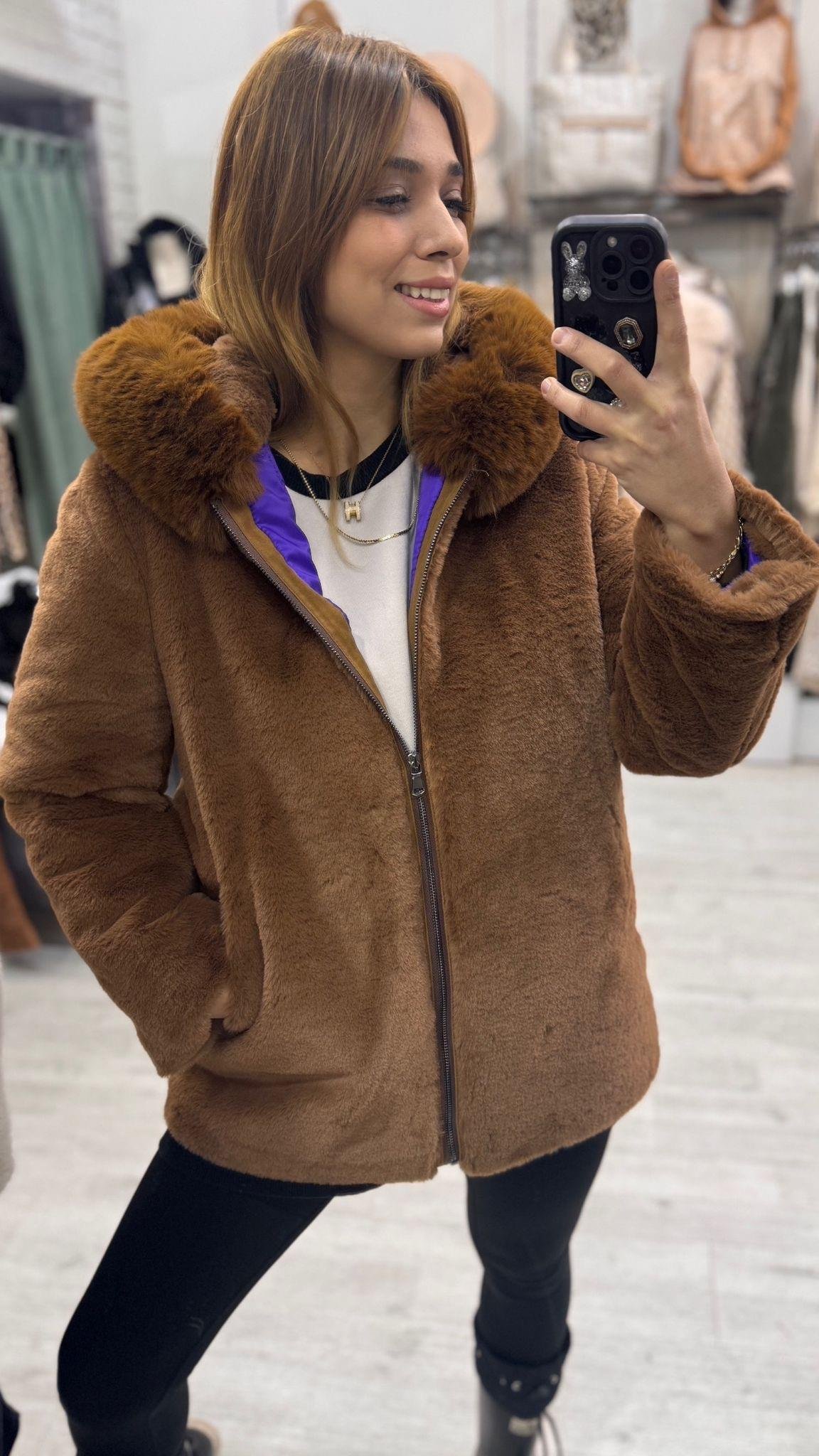 Mont Peluş Kapşonlu 