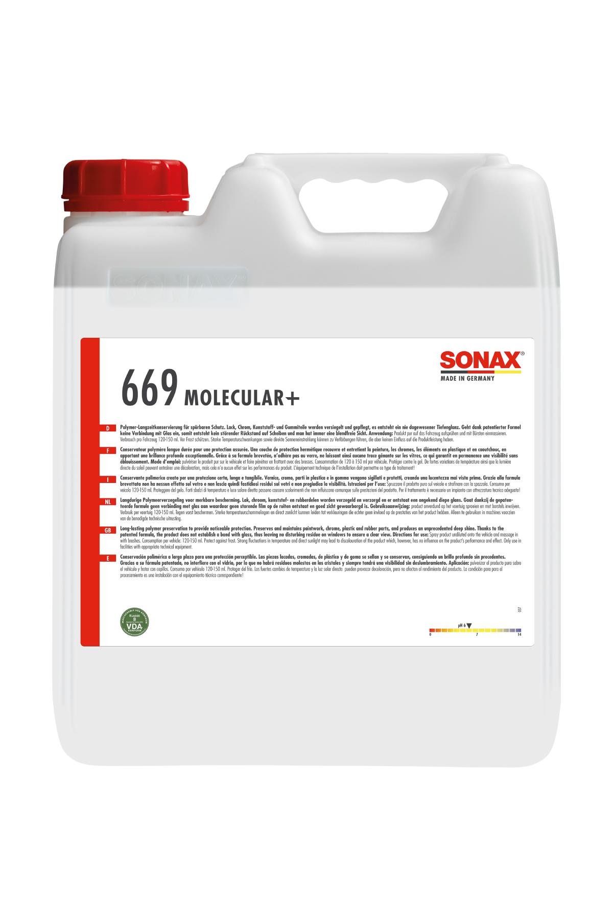 Sonax Molecular With Intelli Wash 10 L | Markasız