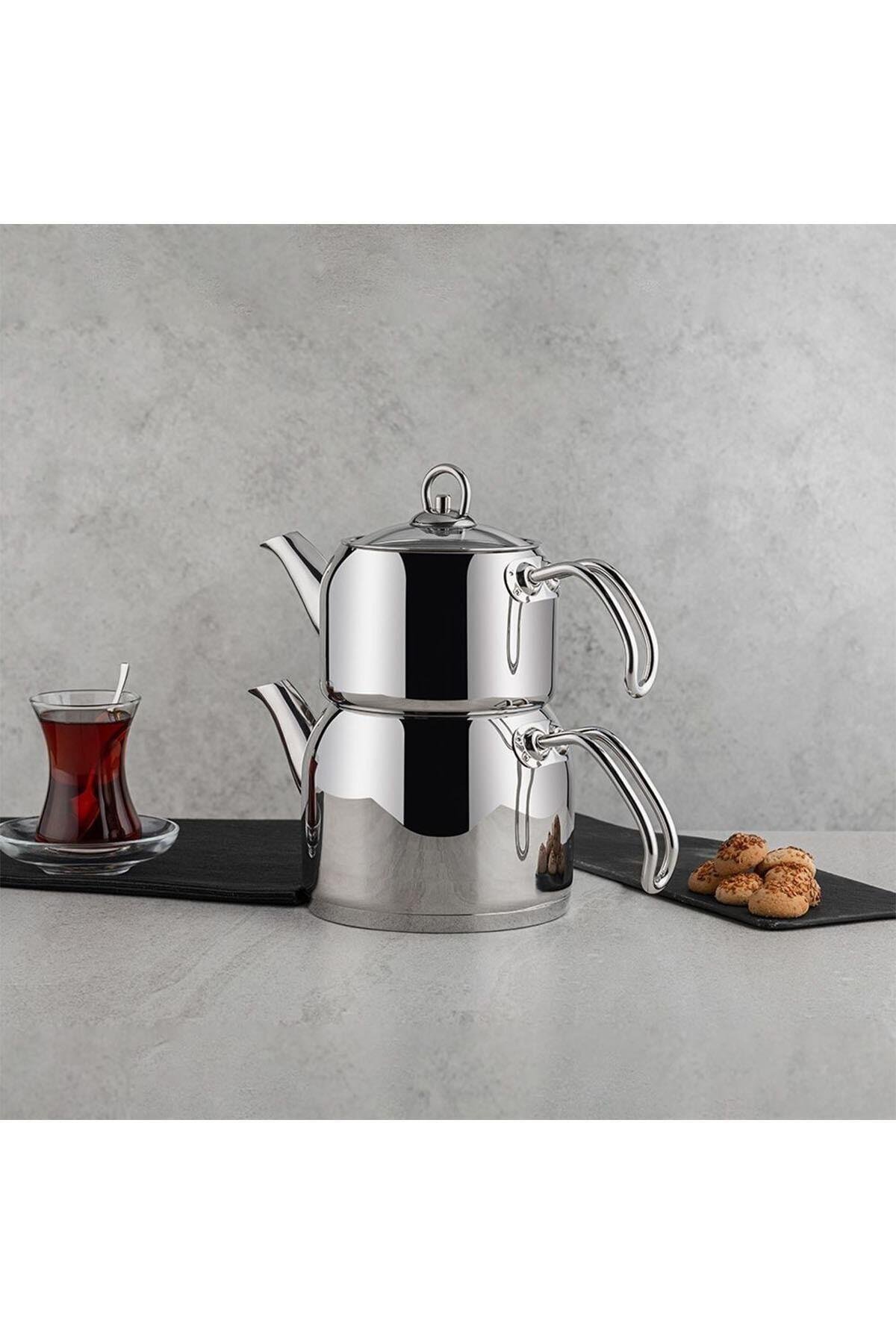 Nehir Modern Mini Çaydanlık Takımı 
