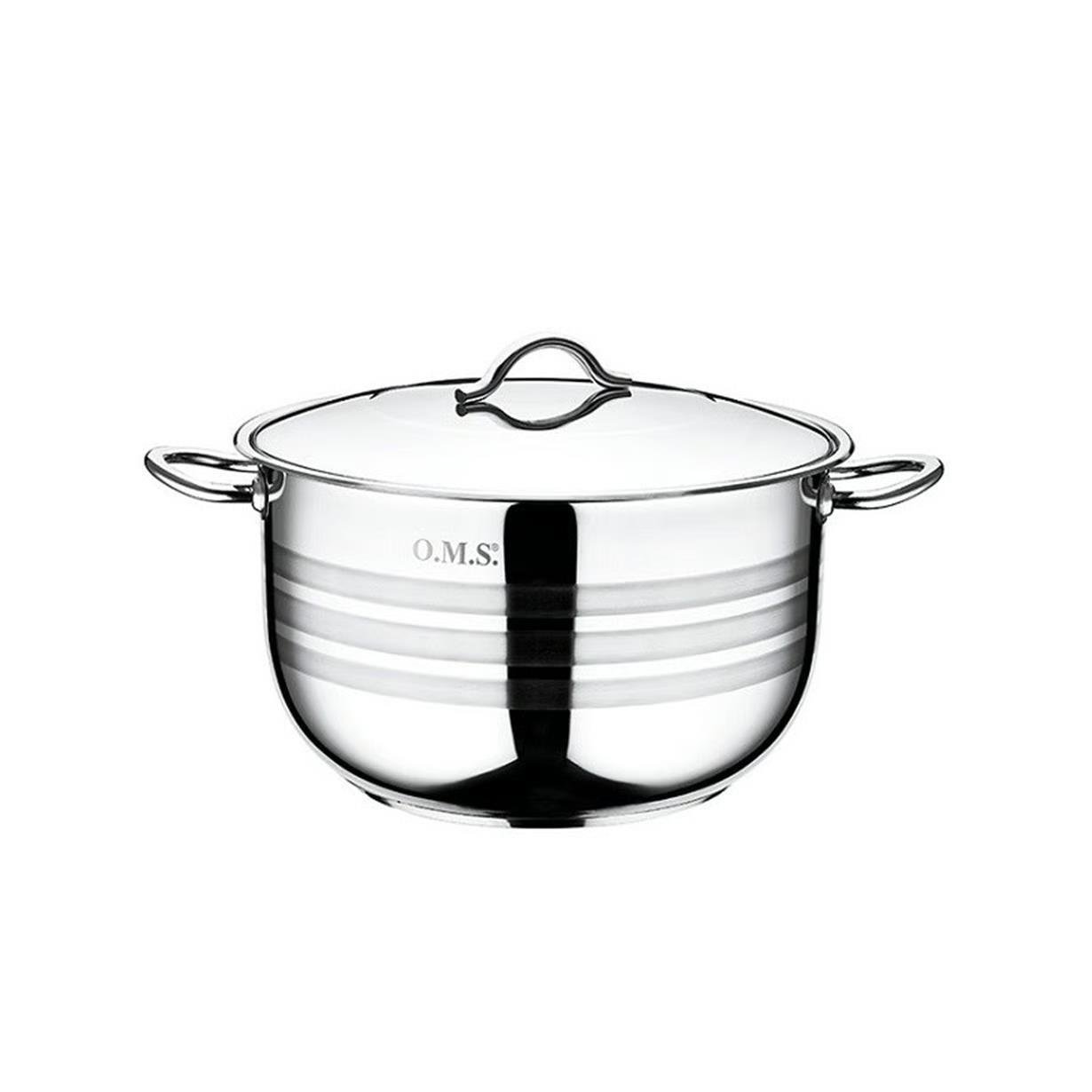 Oms 2005 Mega Çelik Tencere 30x20 Cm 14 Litre 