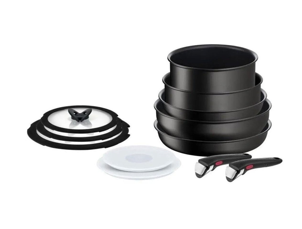 Tefal Ingenio Exception Titanyum 6X Büyük Set 12 Parça Titanium 