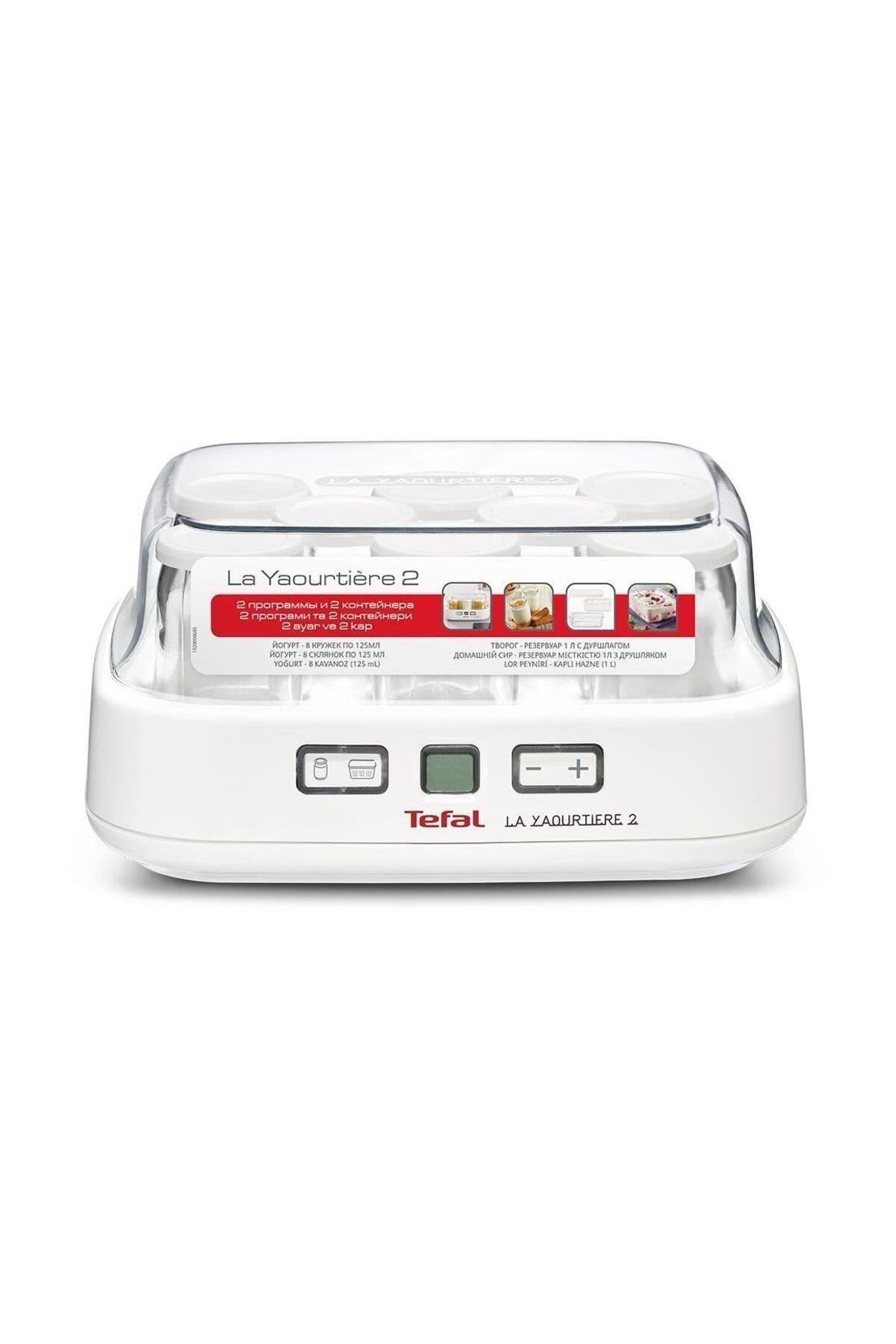 Tefal YG500132 Tefal La Yaourtiere 2 Yoğurt Yapma Makinesi [ Beyaz ] 