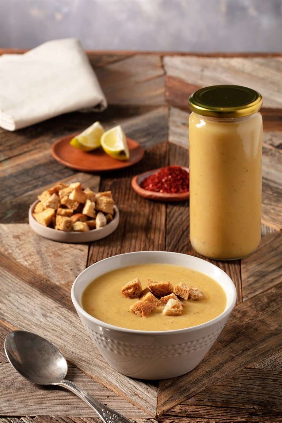 Mercimek Çorbası - Kıtır Ekmek İle - 2 Porsiyon 480 ml (SADECE İSTANBUL)