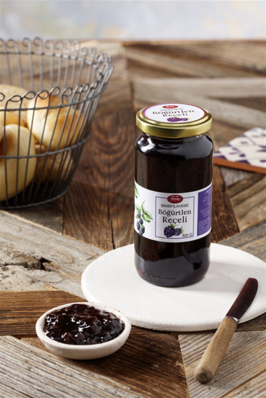 Şeker İlavesiz Böğürtlen Reçeli 300 gr.