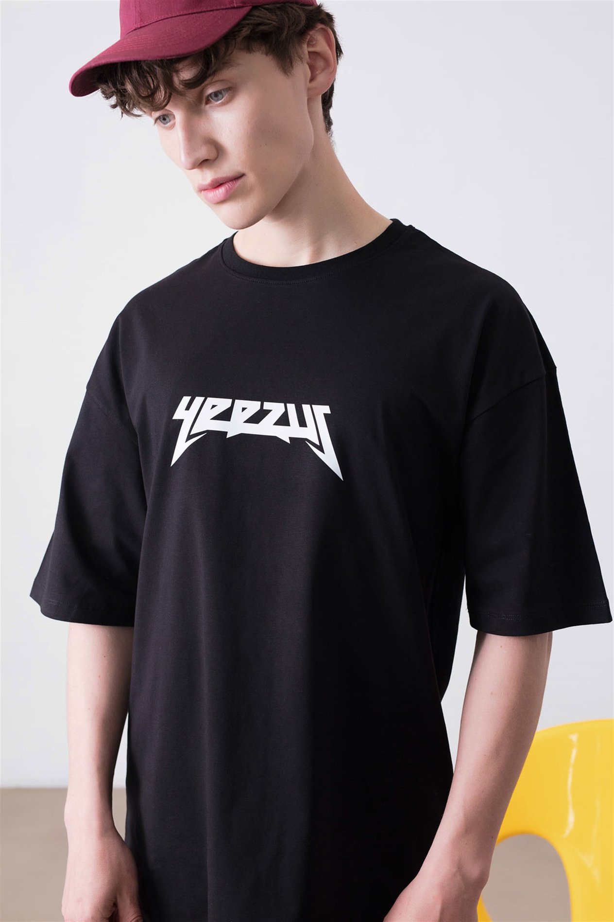 Trendiz Unisex God Wants You Yeezus Siyah Tshirt