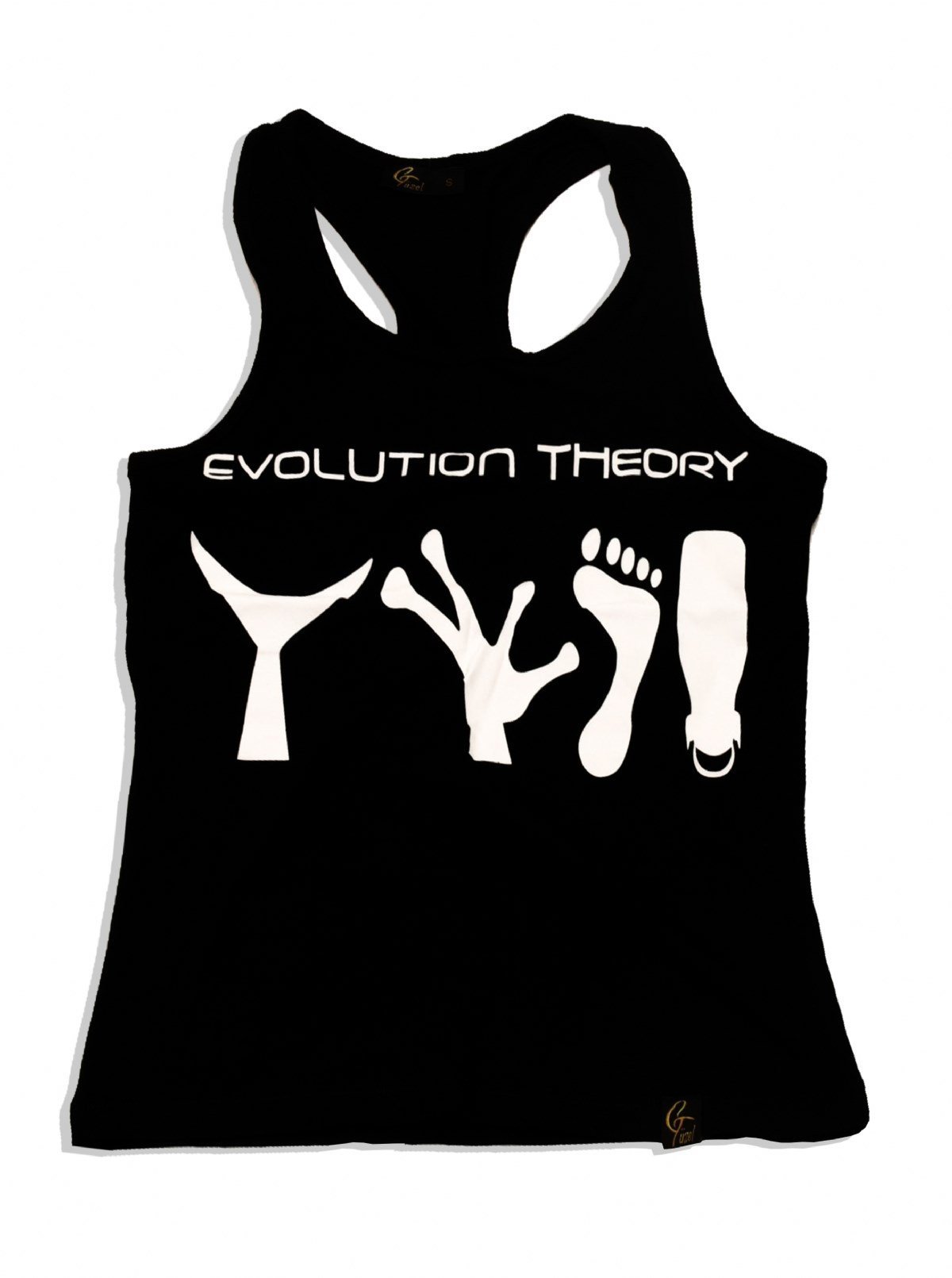 EVOLUTION THEORY RACERBACK TANK TOP BLACK