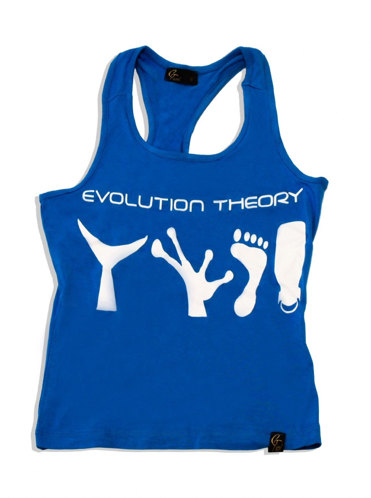 EVOLUTION THEORY RACERBACK TANK TOP NAVY