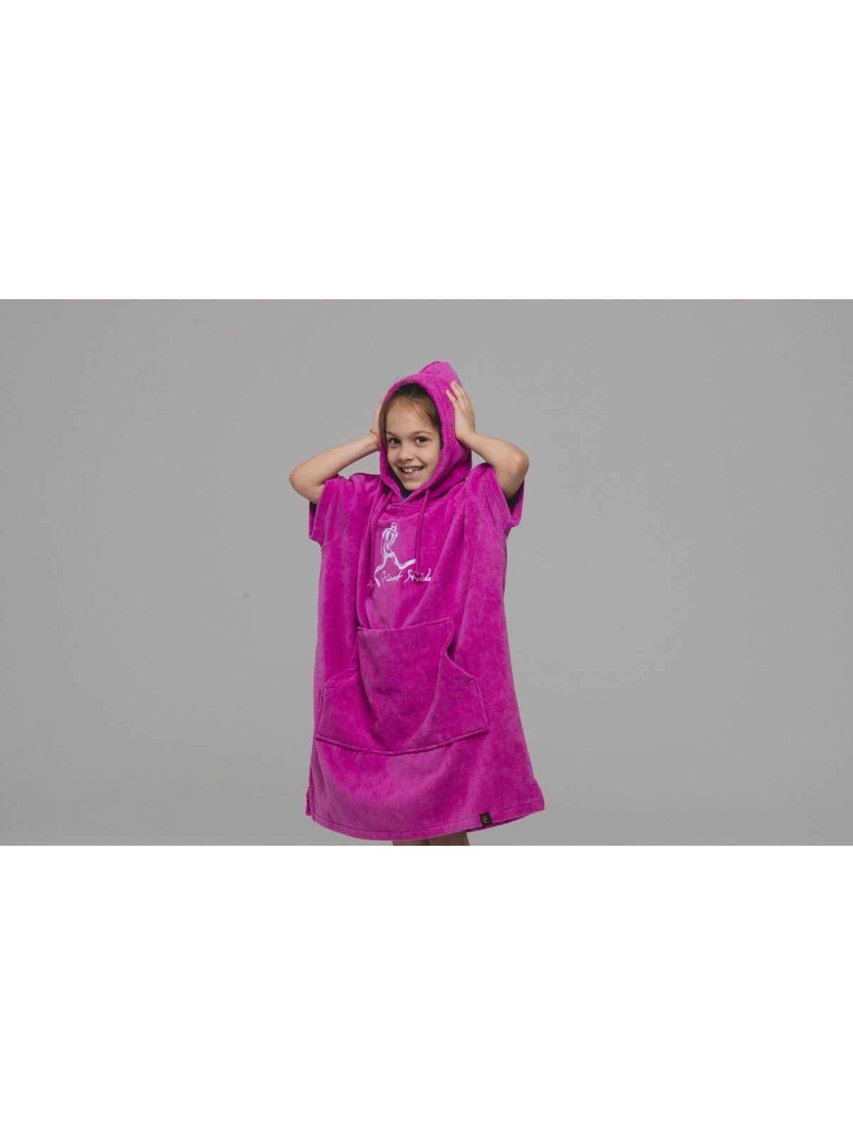 GIANT STRIDE JUNIOR PONCHO PINK