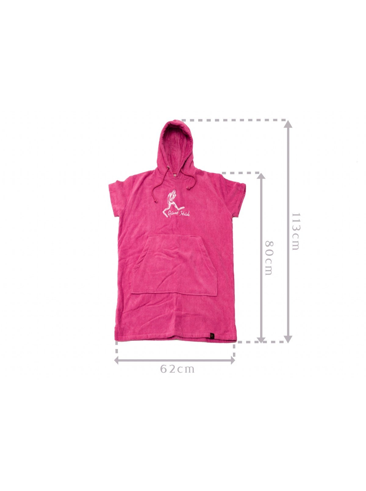 GIANT STRIDE JUNIOR PONCHO PINK