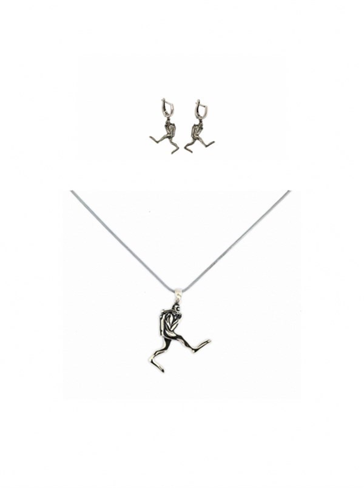 Necklace - Earrings Set (With Small Necklace + Big Necklace)