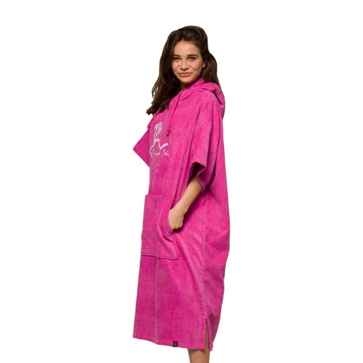 GIANT STRIDE PONCHO PINK