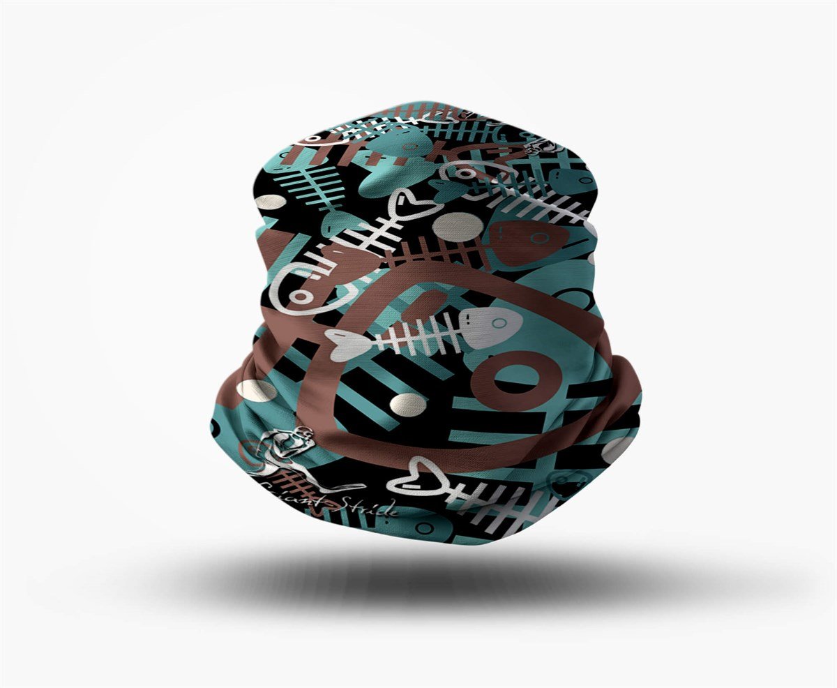 Scuba Tube Fish Bone Green