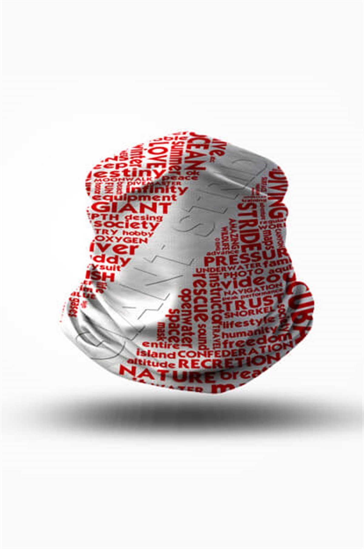 Scuba Tube Giant Stride Words Flag