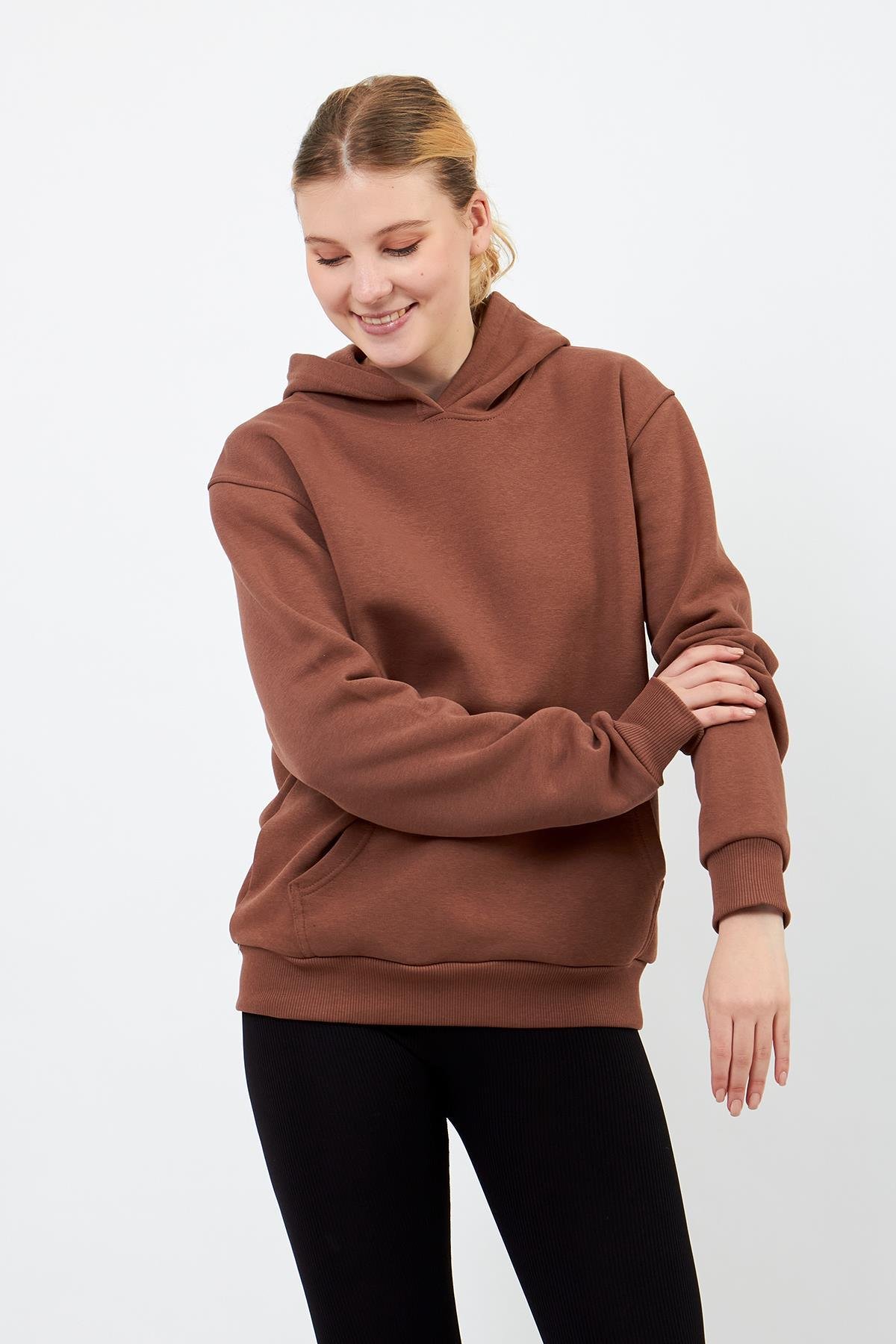Kahverengi Hoodie