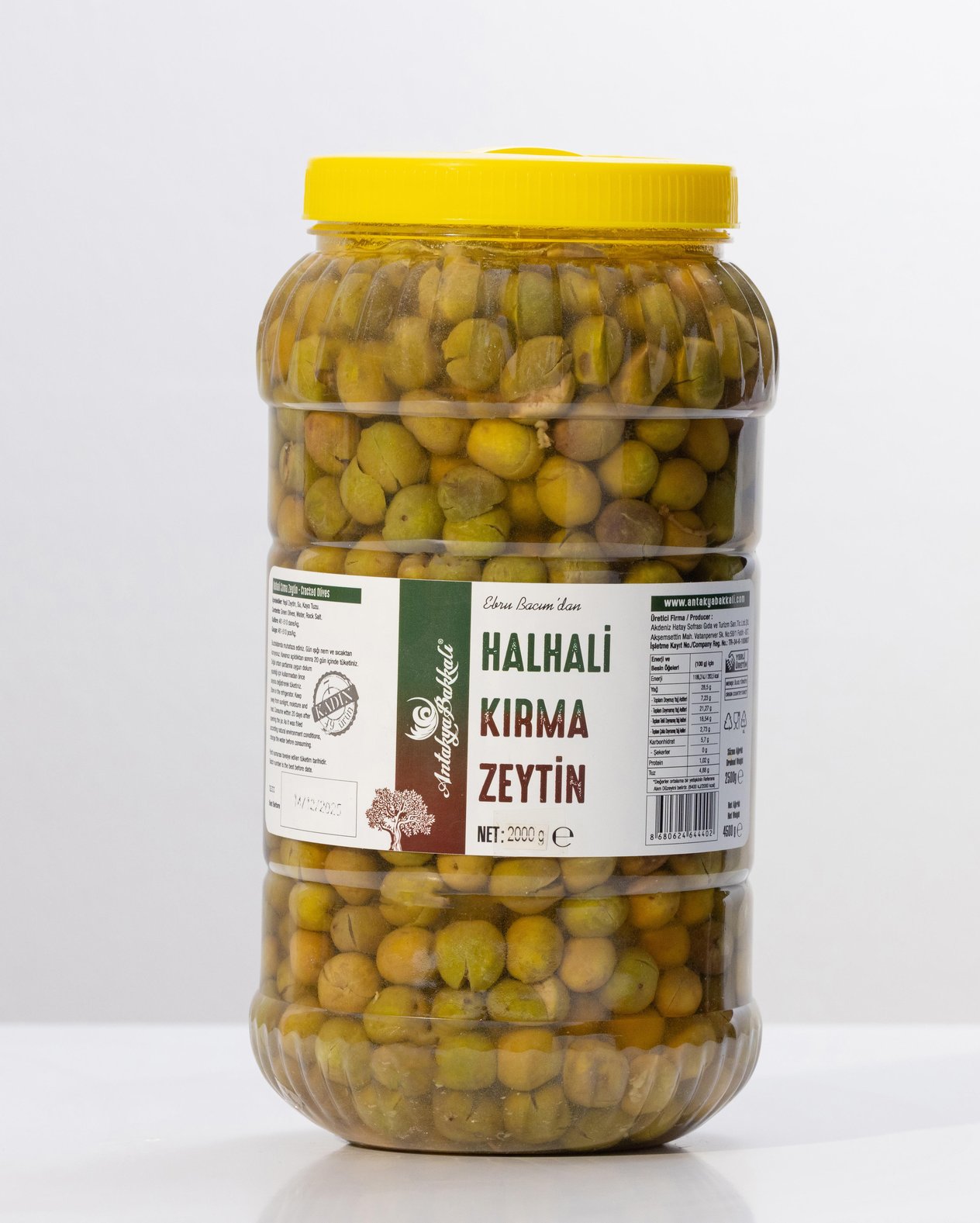 Halhali Kırma Zeytin 2000 g