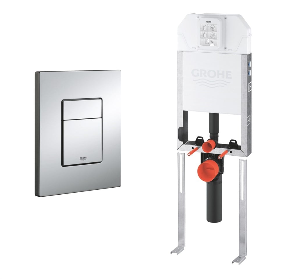 GROHE Uniset İnce Gömme Rezervuar Seti 80 mm 39840000