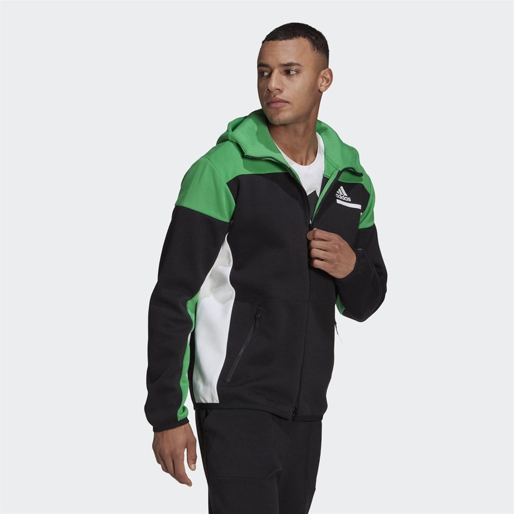 adidas Z.N.E. Full-Zip Hoodie Erkek Sweatshirt