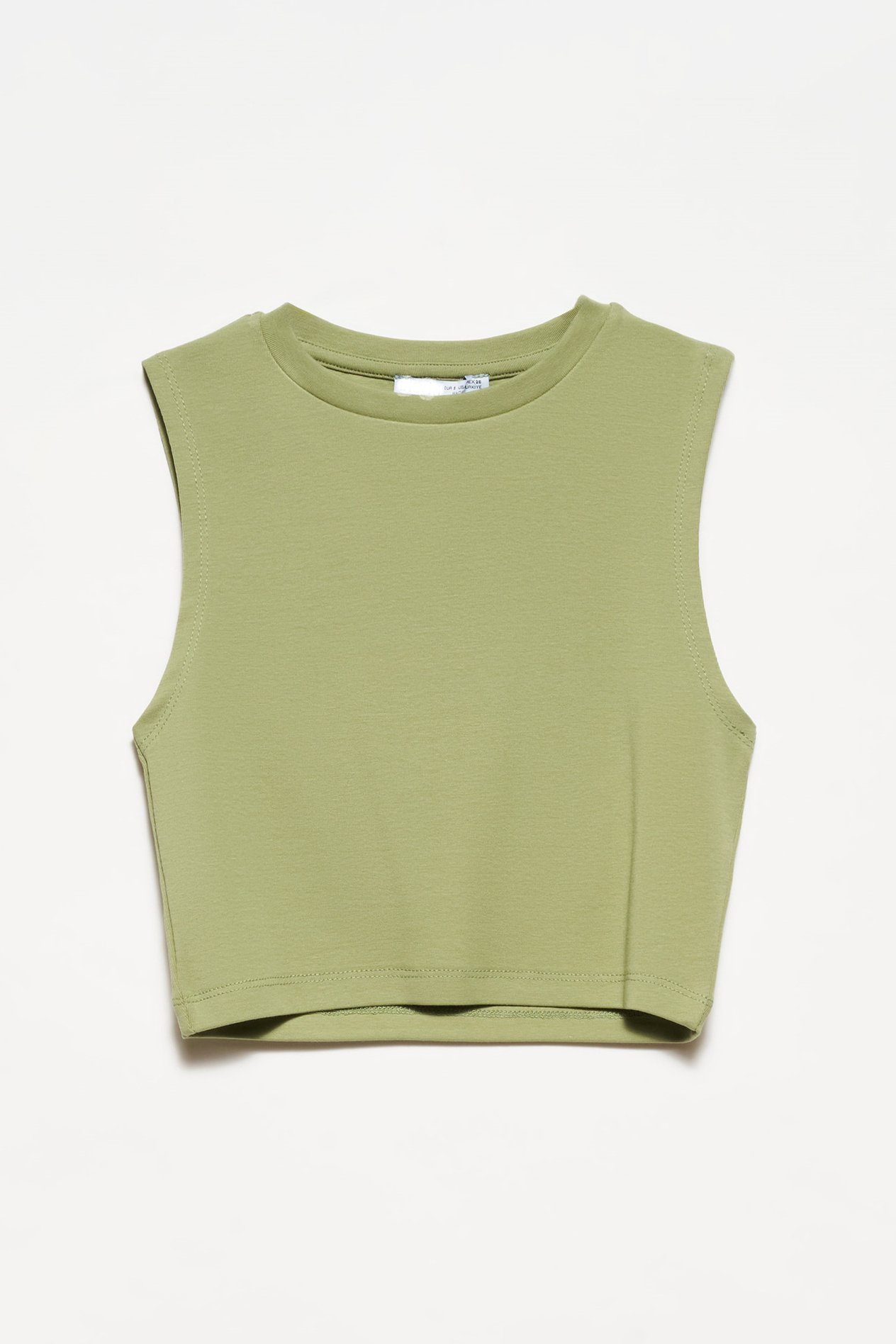 Bisiklet Yaka Crop Top DL30125
