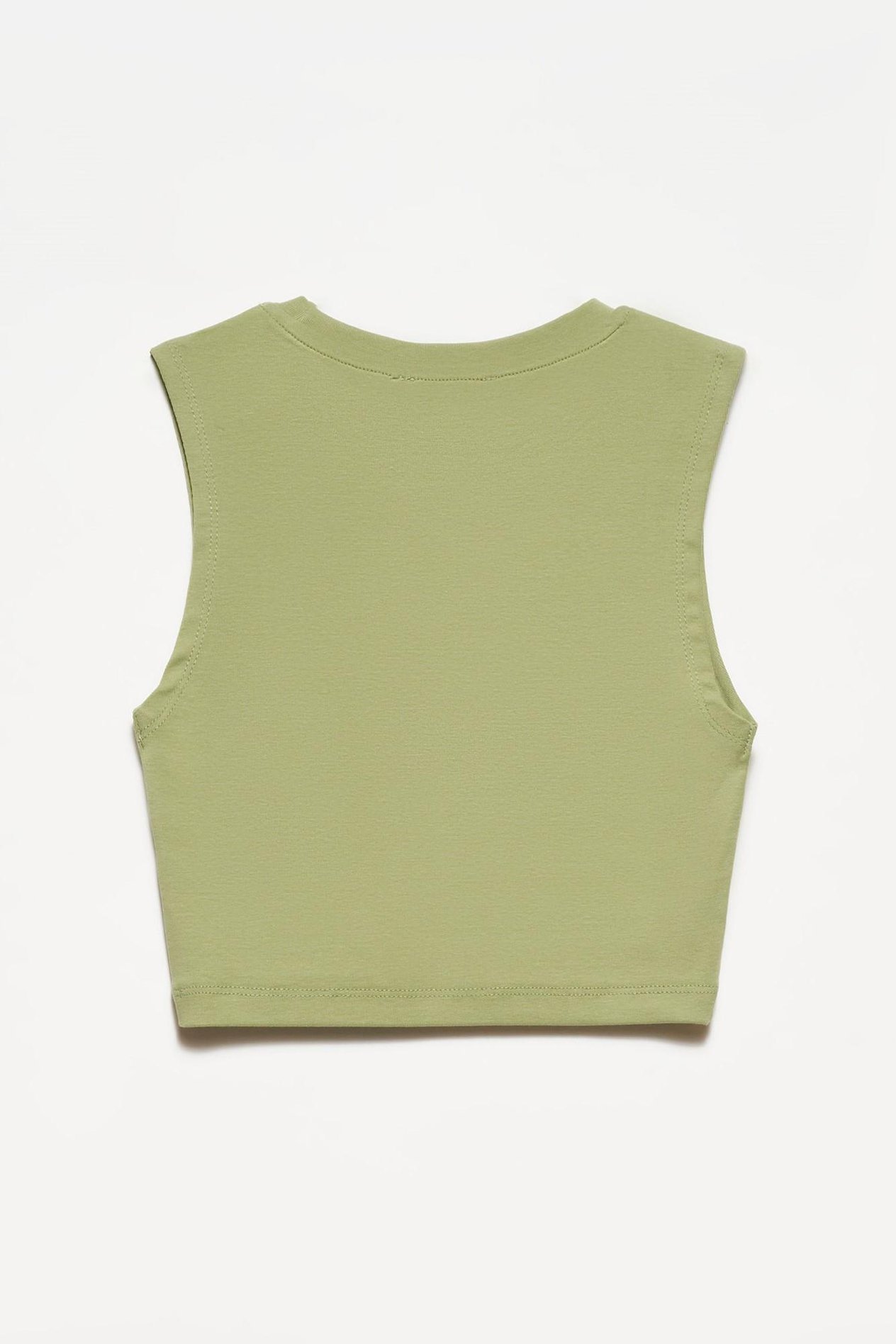 Bisiklet Yaka Crop Top DL30125